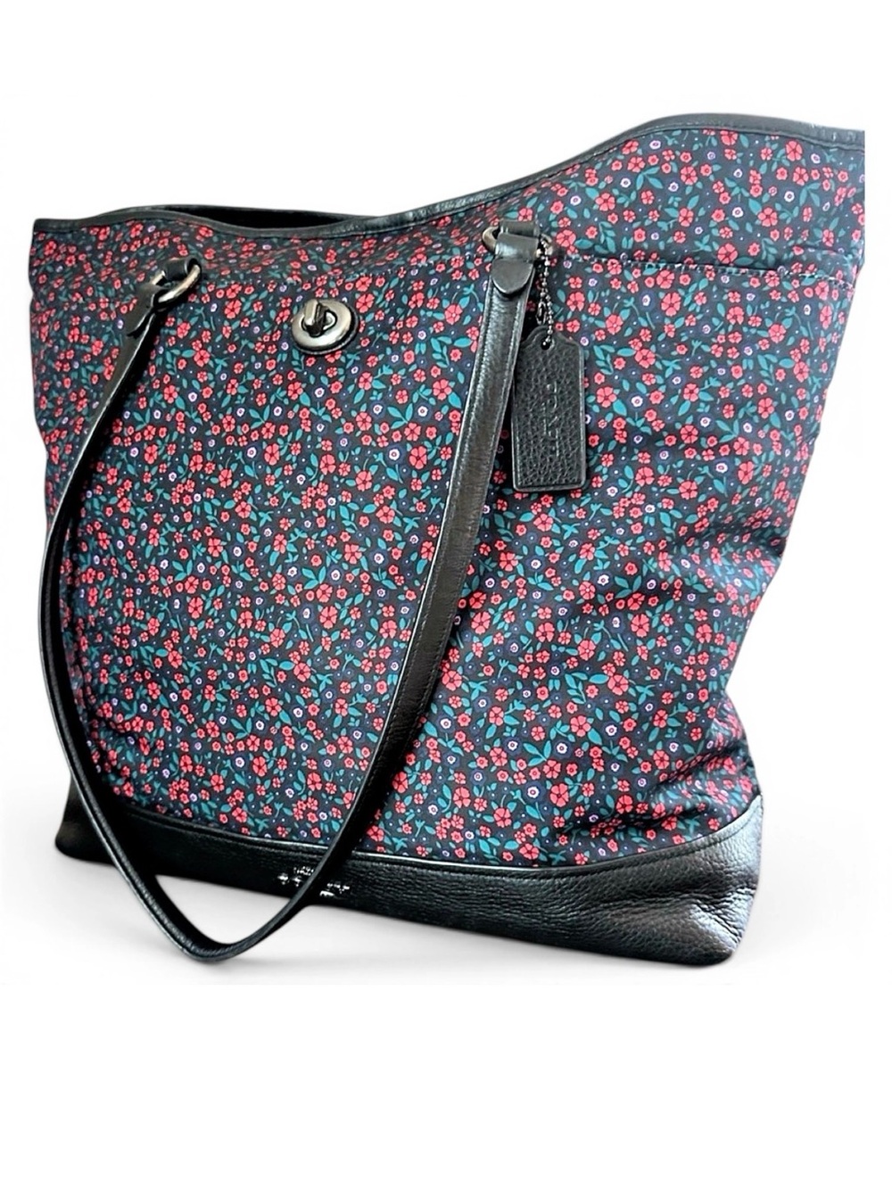 Coach Ranch Floral Tote